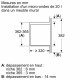 BFL623MB3 MICRO ONDES ENCASTRABL 20L CADRE 60 NOIR BOSCH